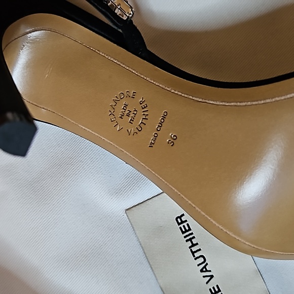 Brand New Authentic Alexander Vauthier crystal embellished stiletto shoes Size 6 - Picture 8 of 8
